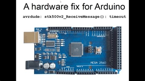 avrdude stk500v2_receivemessage() timeout|A fix for Arduino timeout problem: avrdude: stk500v2.